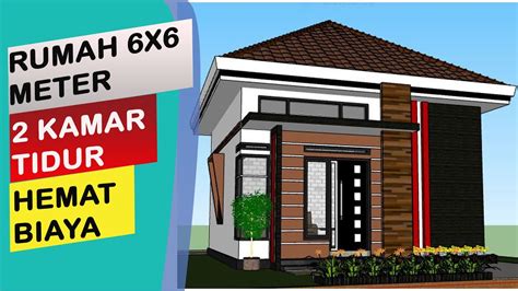 Desain Rumah 6x6 2 Kamar